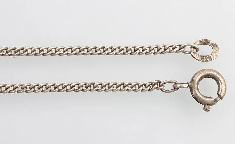 Halskette aus Silber 835 mit zwei Stempeln