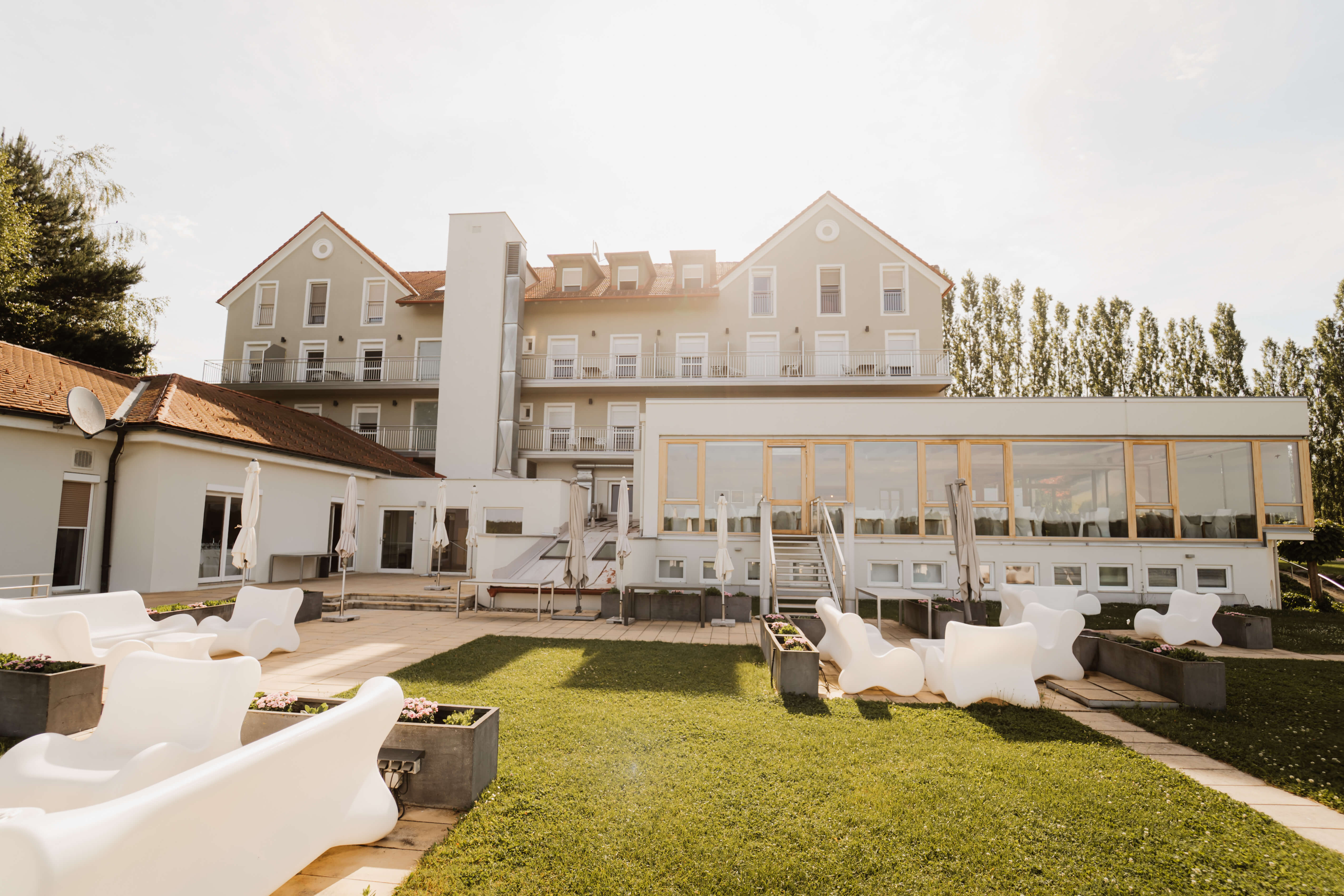 Das Hotel Das Eisenberg in Frontansicht