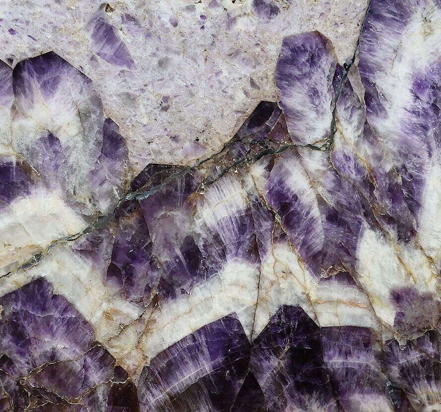 Amethyst Österreich Weinviertel polierte Platte