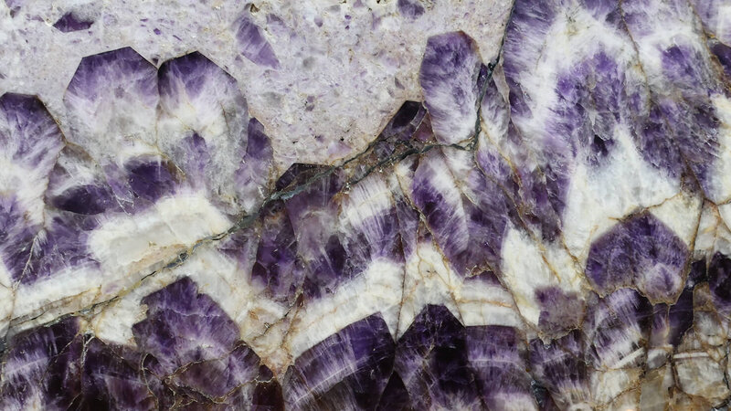 Amethyst Österreich Weinviertel polierte Platte