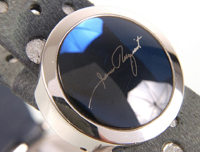 Seltene limitierte Armbanduhr von Movado mit Signatur Rosenquist