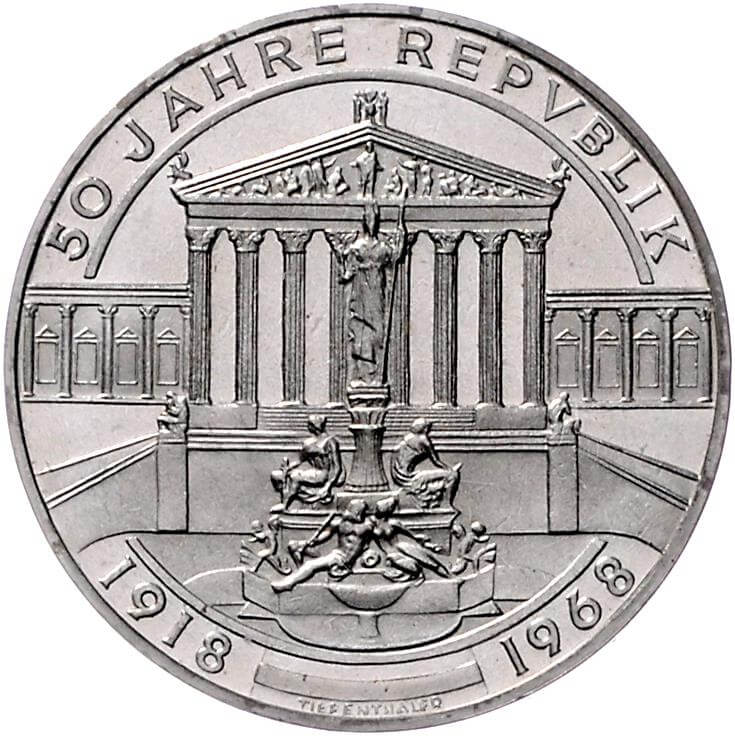 Silberpreis von "beleuchtetes Parlament", 1968