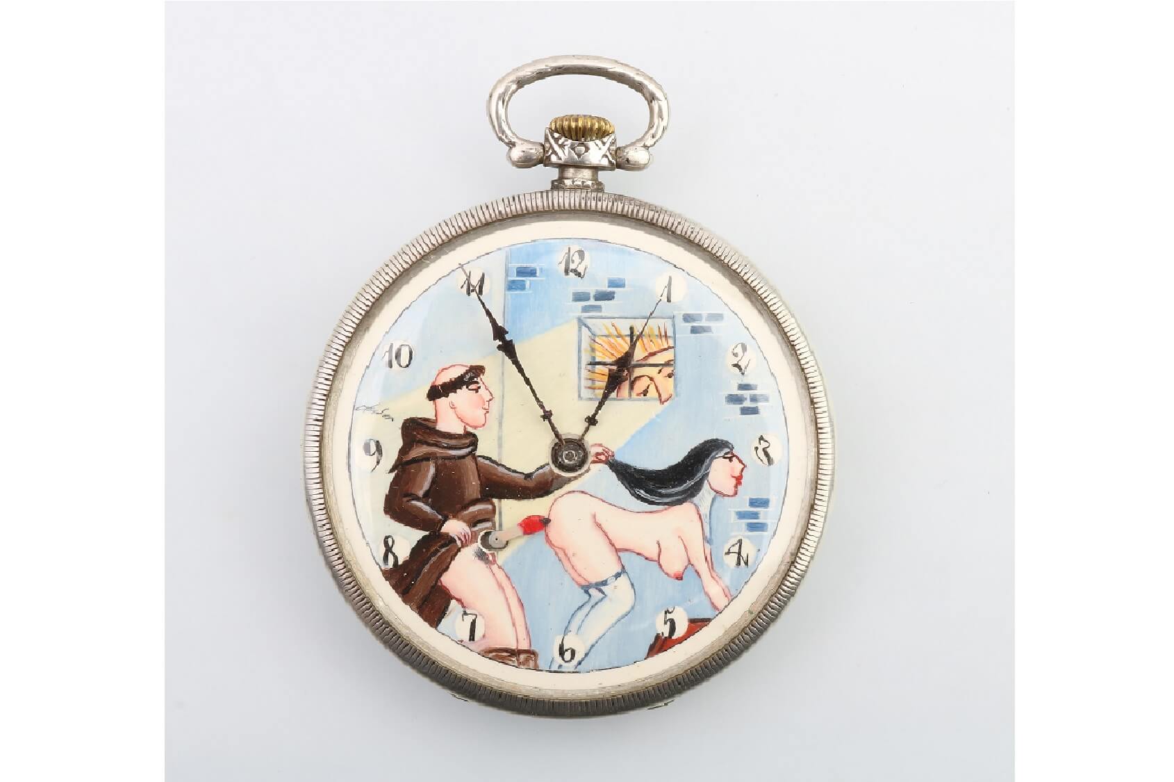 erotische Taschenuhr